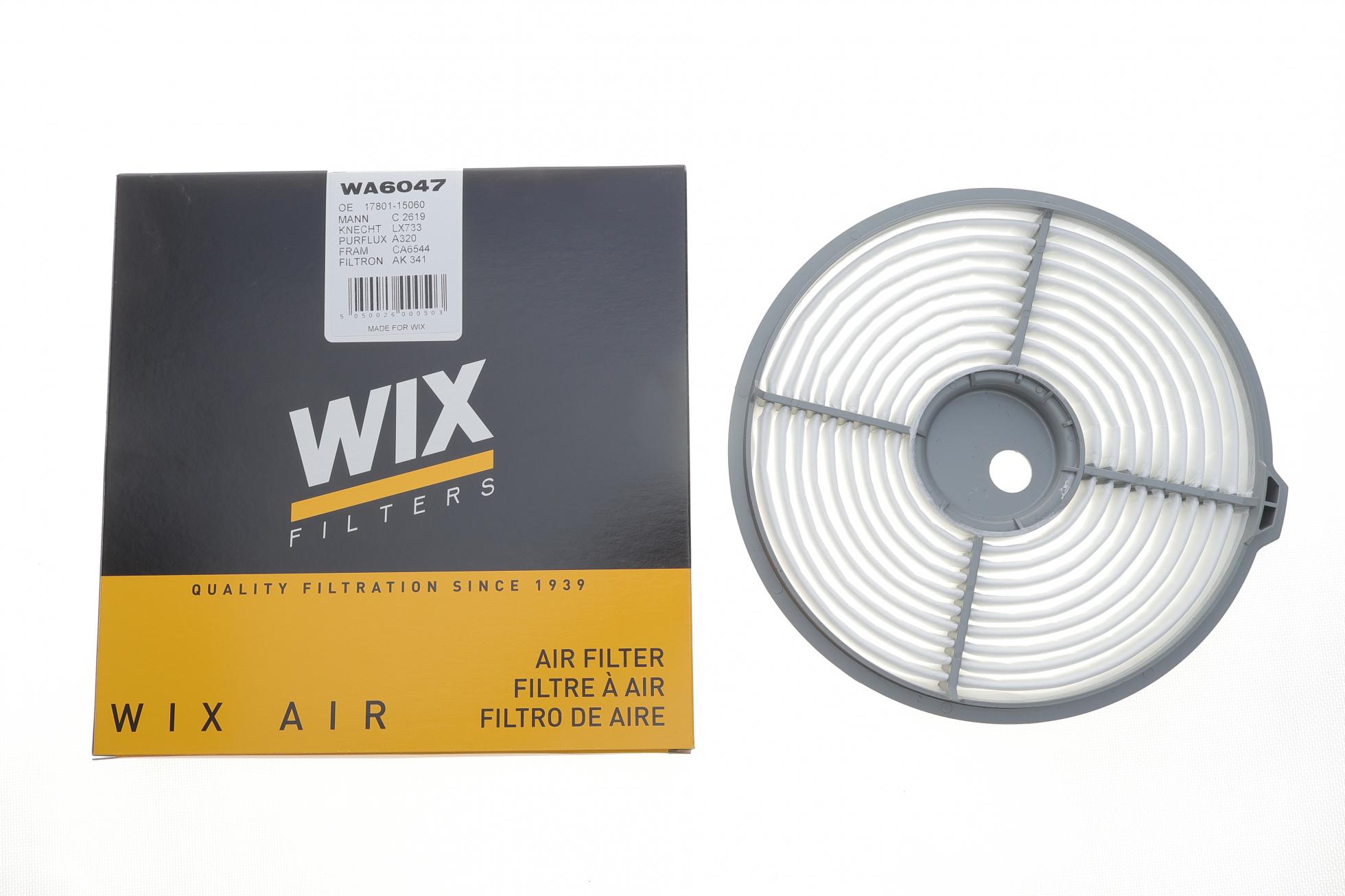 WA6047 WIX FILTERS